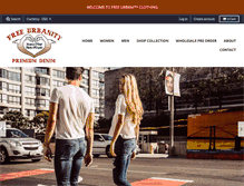Tablet Screenshot of freeurbanityclothing.com